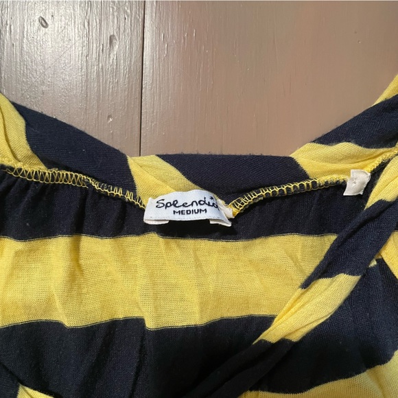Splendid yellow/navy stripe tank - Picture 2 of 3